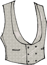 White Evening Waistcoat