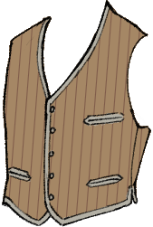 Tan Fancy Vest