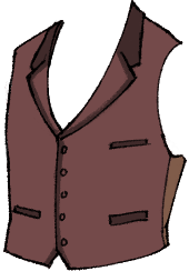 Brown Day Vest